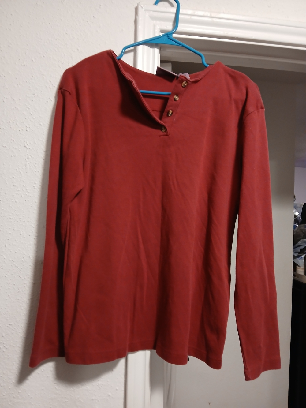 Premier International For Ladies Long-Sleeve Henley Shirt